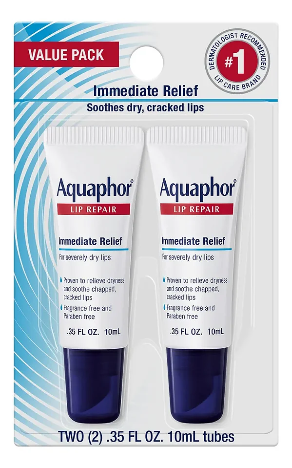 KIT 2 REPARADORES LABIAL AQUAPHOR - ALÍVIO IMEDIATO