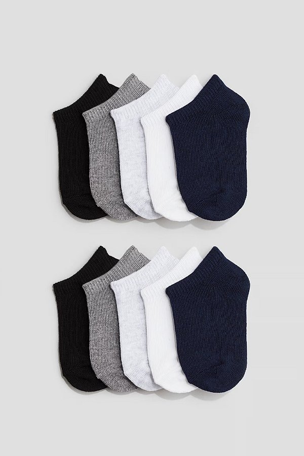 KIT 10 MEIAS H&M - BASIC - UNISSEX