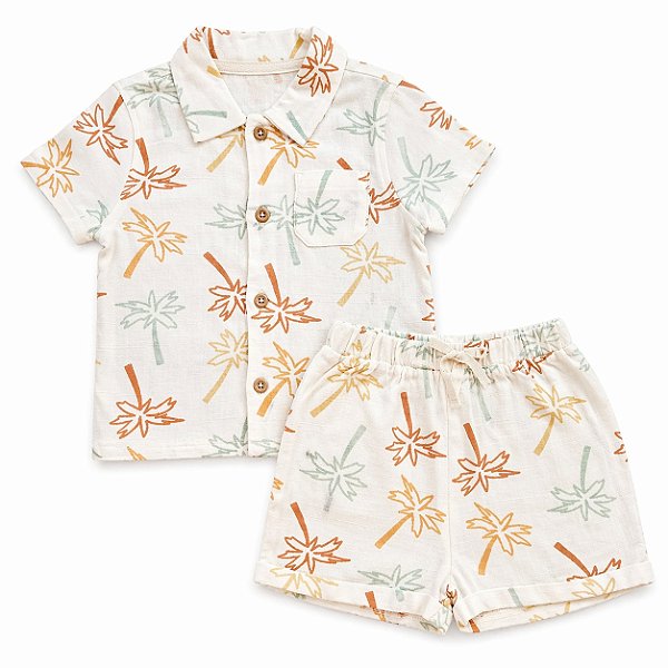 CONJUNTO VERÃO 2 PEÇAS TU - COQUEIRO - MENINO