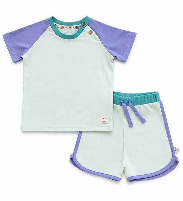 CONJUNTO VERÃO 2 PEÇAS GEORGE BABY - AZUL - MENINO