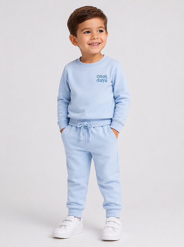 CONJUNTO MOLETOM 2 PEÇAS TU KIDS - COOL DAYS - UNISSEX