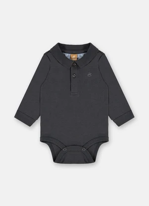 BODY POLO MANGA LONGA UP BABY - CHUMBO - MENINO