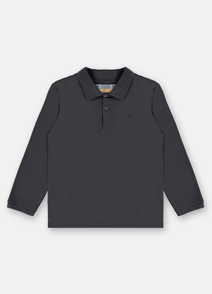 CAMISETA POLO MANGA LONGA TODDLER UP BABY - CHUMBO - MENINO