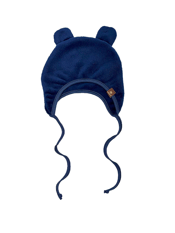 TOUCA EM FLEECE FOFOTINHOS KIDS - AZUL - MENINO