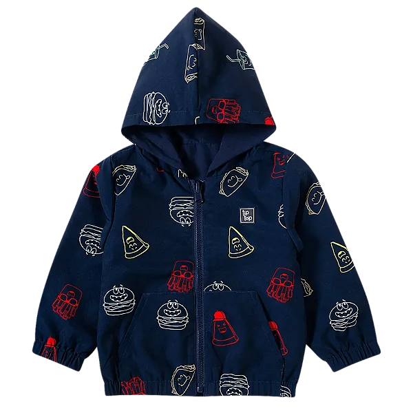 JAQUETA CORTA VENTO KIDS TIP TOP - COMIDINHAS - MENINO