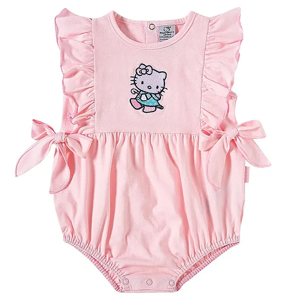 MACACÃO ROMPER TIP TOP BABY - HELLO KITTY - MENINA