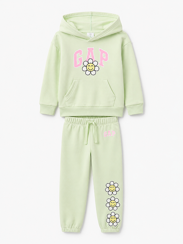 CONJUNTO FLANELADO 2 PEÇAS GAP - MARGARIDA - MENINA