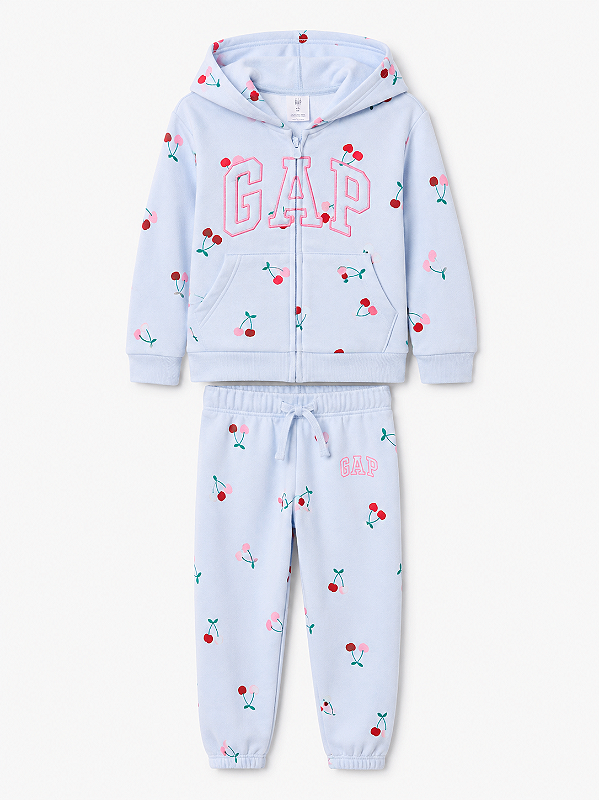 CONJUNTO FLANELADO 2 PEÇAS GAP - CEREJINHA - MENINA