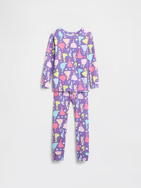 PIJAMA 2 PEÇAS GAP - PRINCESAS LILÁS - MENINA
