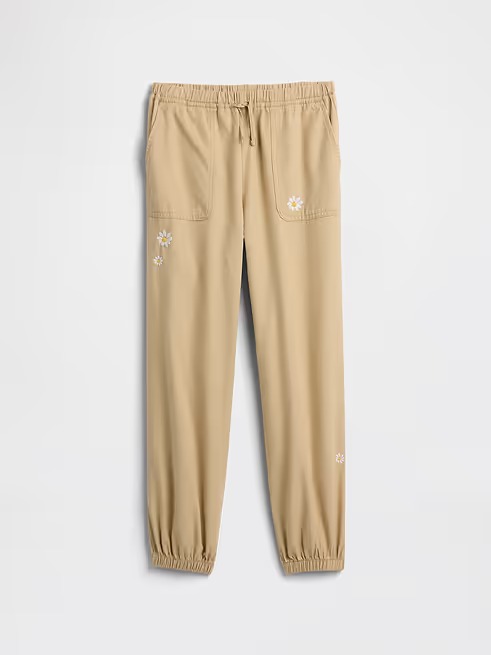 CALÇA JOGGER GAP KIDS - BEGE - MENINA