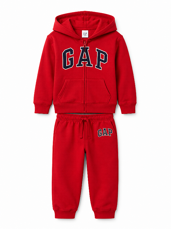 CONJUNTO FLANELADO 2 PEÇAS GAP KIDS - VERMELHO - MENINO