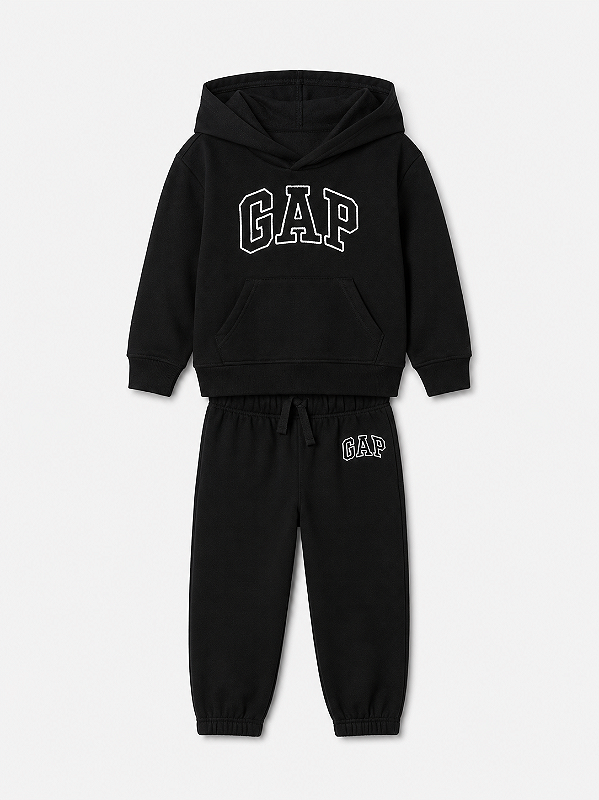 CONJUNTO FLANELADO 2 PEÇAS GAP - PRETO - MENINO
