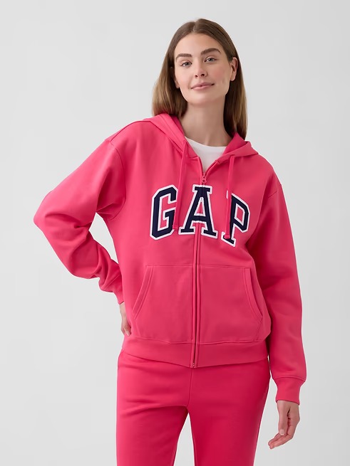 MOLETOM FLANELADO GAP - CORAL - FEMININO