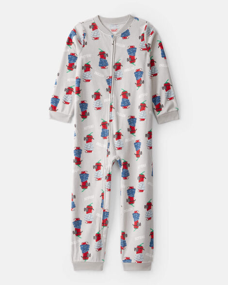 MACACÃO SEM PÉ FLEECE CARTER'S KIDS - CHILI - MENINO