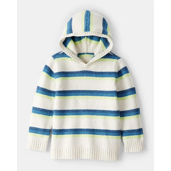 BLUSA EM FIO CARTER'S KIDS - LISTRADA - MENINO