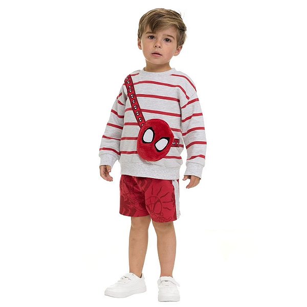 CONJUNTO 2 PEÇAS DISNEY - SPIDER MAN - MENINO