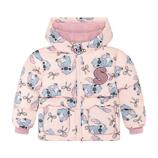 JAQUETA PUFFER DISNEY - STITCH - MENINA