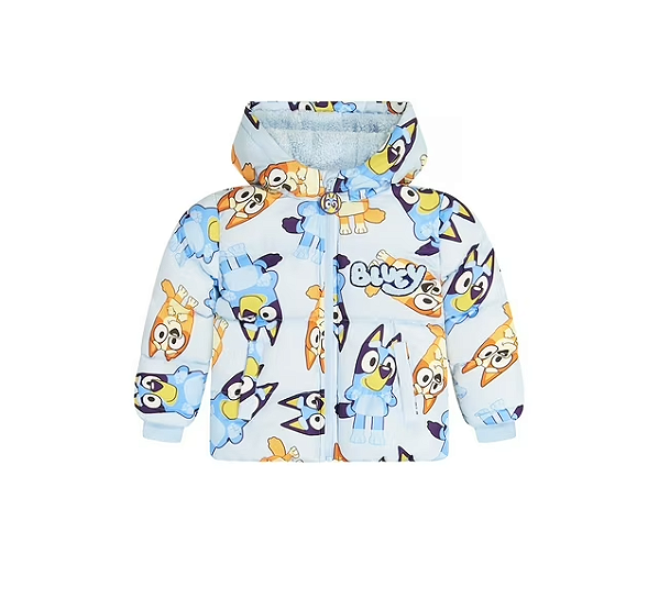 JAQUETA PUFFER BLUEY - AZUL - MENINO
