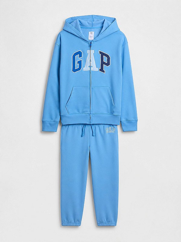CONJUNTO FLANELADO 2 PEÇAS GAP KIDS - AZUL - MENINO