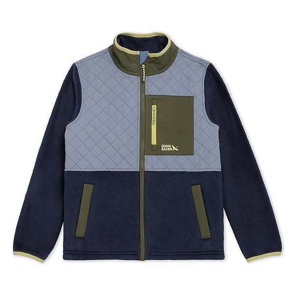 JAQUETA EM FLEECE EDDIE BAUER KIDS - AZUL - MENINO