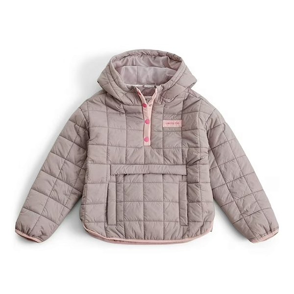 JAQUETA DOBRÁVEL LIMITED TOO KIDS - CINZA - MENINA