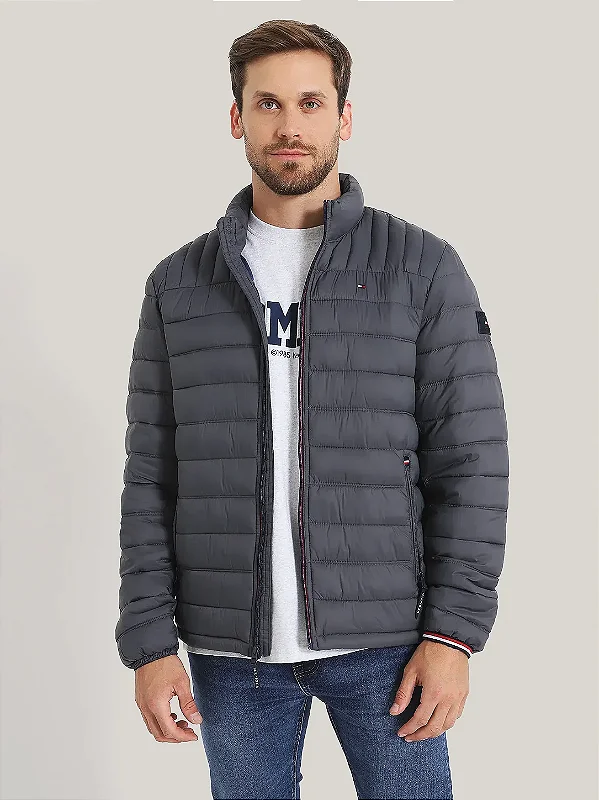 JAQUETA PUFFER TOMMY HILFIGER - CINZA - MASCULINA