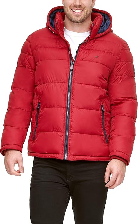 JAQUETA PUFFER TOMMY HILFIGER - VERMELHA - MASCULINA