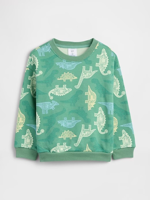 MOLETINHO FLANELADO GAP - DINOS VERDE - MENINO