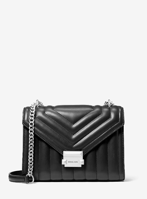 BOLSA DE OMBRO WHITNEY MÉDIA MICHAEL KORS - BLACK