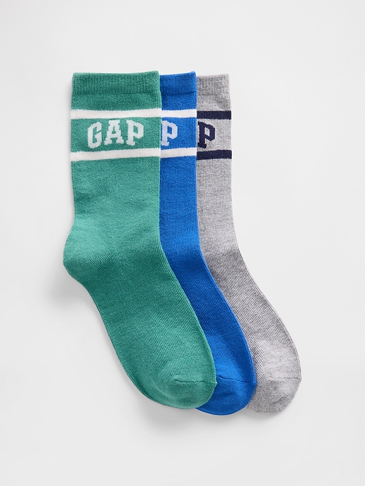 KIT 3 MEIAS GAP KIDS - COLORS LISTRADA - MENINO