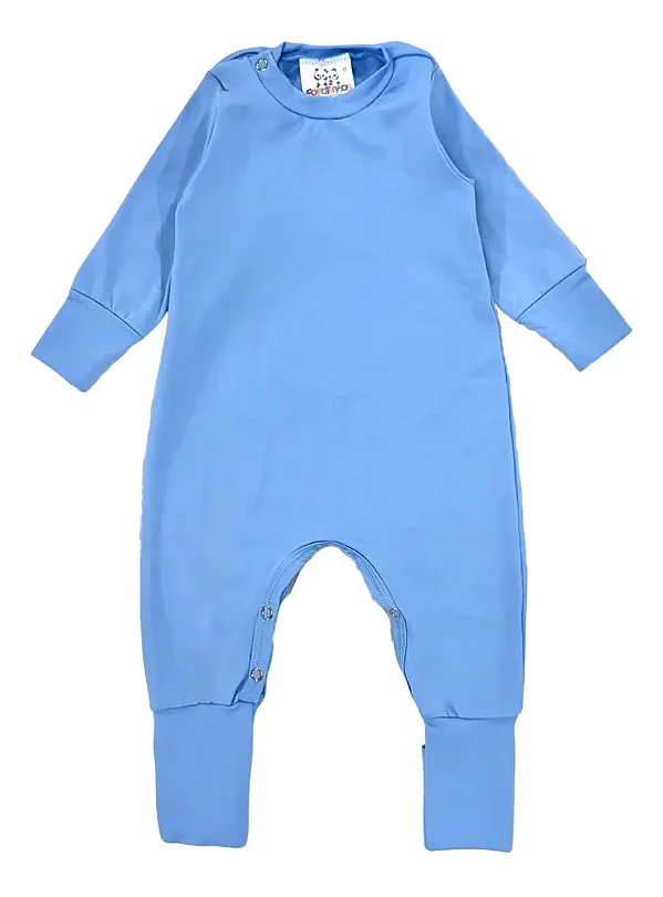 MACACÃO VIRA PÉ TÉRMICO FOFOTINHOS - AZUL CLARO - MENINO