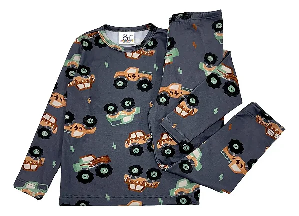 CONJUNTO TÉRMICO 2 PEÇAS COMFORT FOFOTINHOS - CARROS - MENINO