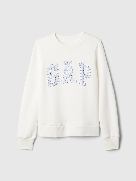 MOLETINHO FLANELADO GAP KIDS - OFF WHITE LOGO - MENINA