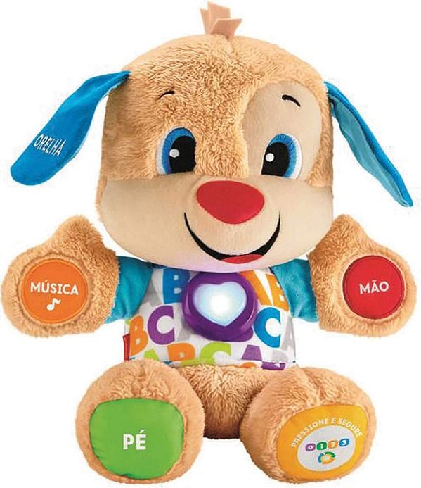 PELÚCIA APRENDER E BRINCAR FISHER-PRICE - CACHORRINHO