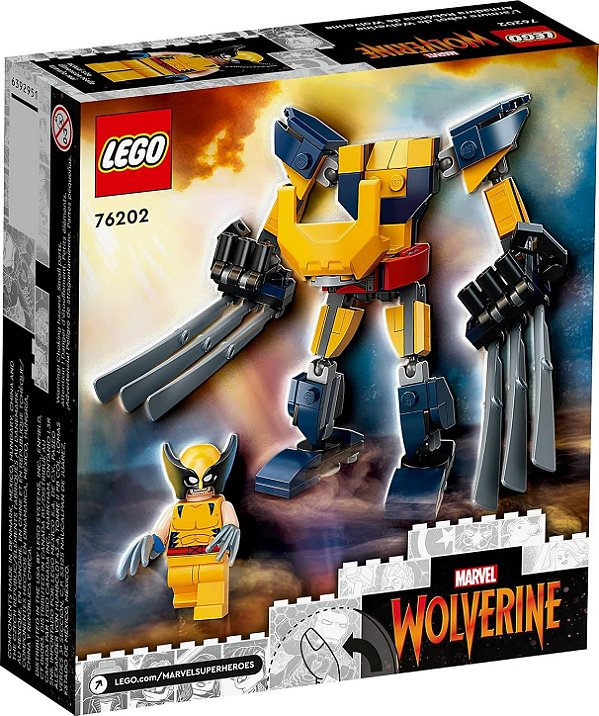 LEGO - MARVEL WOLVERINE 76202 - 7ANOS+