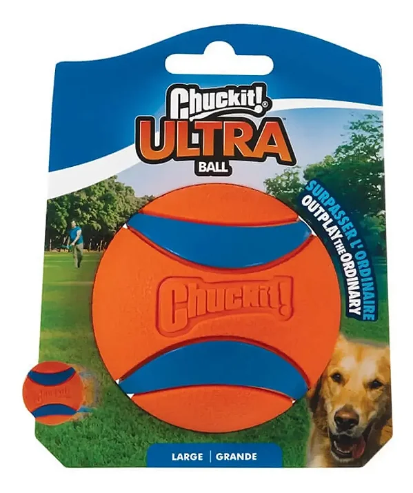 BOLA DE BORRACHA PARA CÃES CHUCKIT! - ULTRA BALL (LARGE)