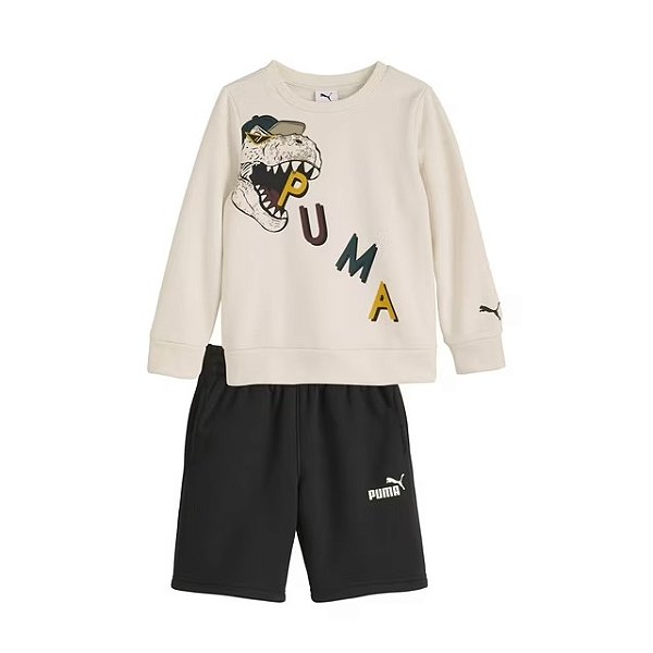 CONJUNTO 2 PEÇAS PUMA - DINOSSAURO - MENINO