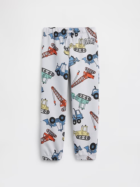 CALÇA MOLETOM FLANELADO GAP - CONSTRUÇÃO - MENINO