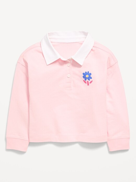 CAMISETA POLO OLD NAVY - FLOWER - MENINA