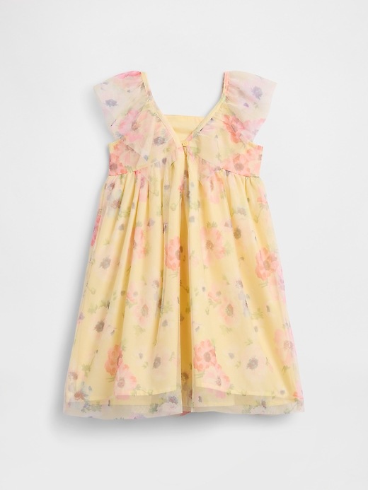 VESTIDO TULE GAP - FLORAL AMARELO - MENINA