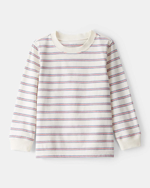 CAMISETA MANGA LONGA CARTER'S - LISTRADA - MENINO