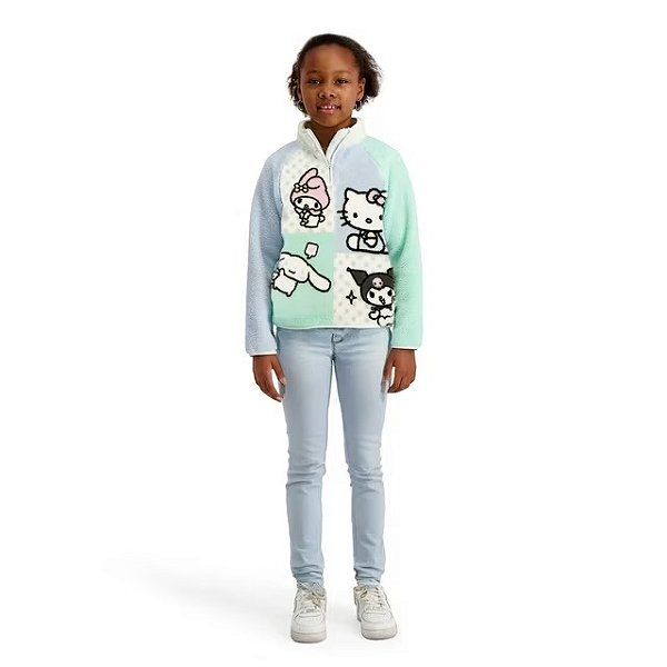CASACO SHERPA HELLO KITTY KIDS - COLORS - MENINA