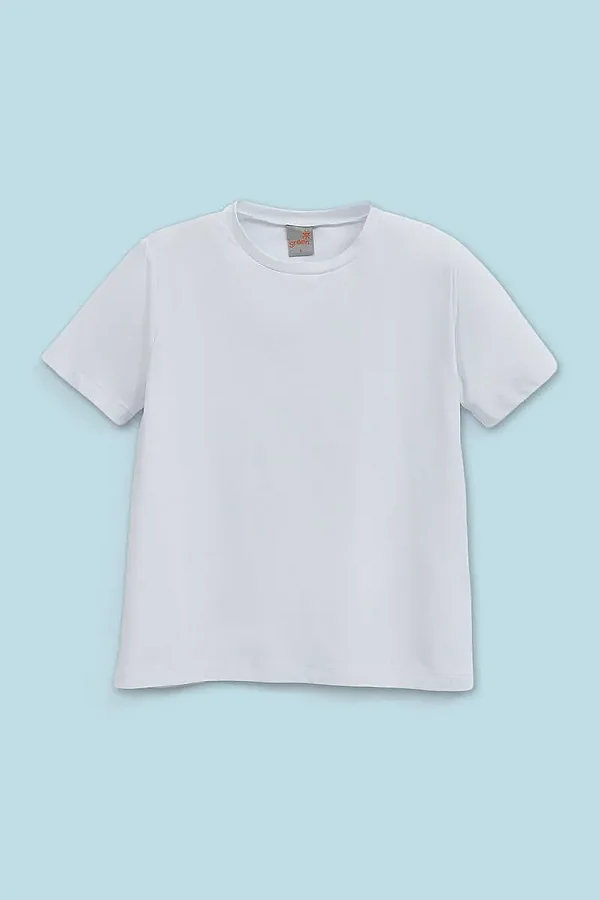 CAMISETA DRY FIT GREEN KIDS - FUTEBOL BRANCO - MENINO