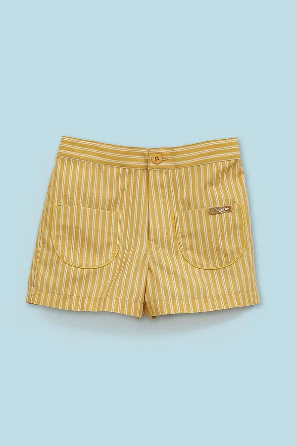 BERMUDA GREEN KIDS - PEQUI AMARELO - MENINA