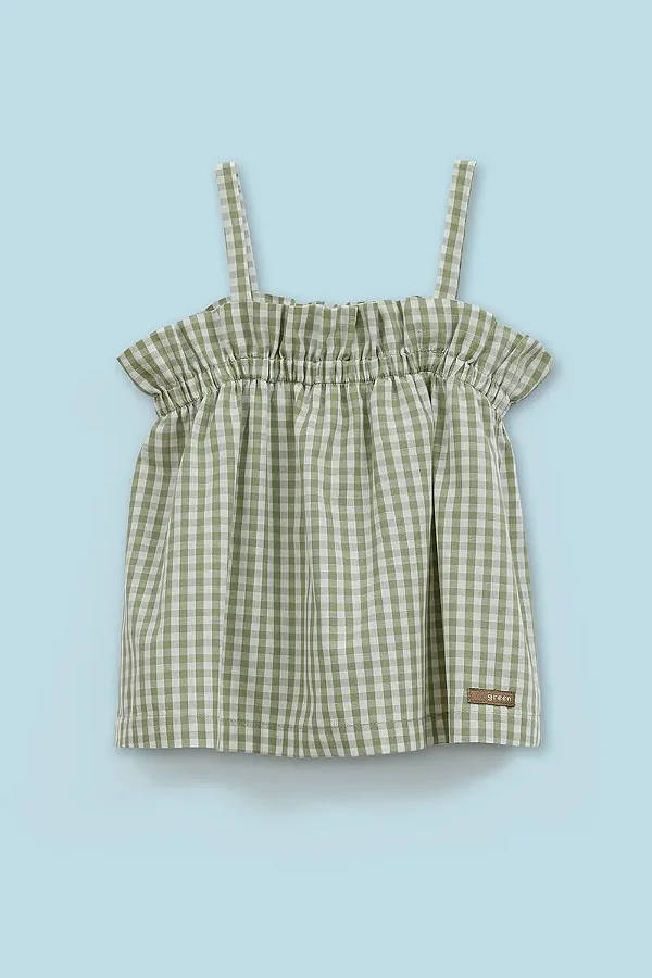 BATINHA GREEN KIDS - VICHY - MENINA