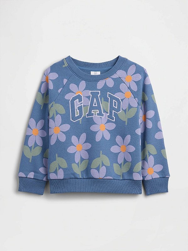 MOLETINHO FLANELADO GAP - FLORAL - MENINA