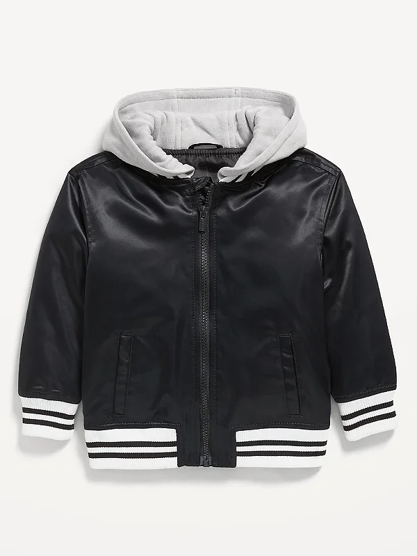 JAQUETA BOMBER OLD NAVY - PRETA - MENINO
