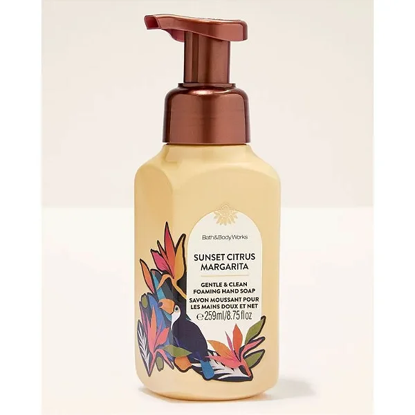 SABONETE ESPUMA PARA AS MÃOS - SUNSET CITRUS MARGARITA - BATH & BODY WORKS 259ML