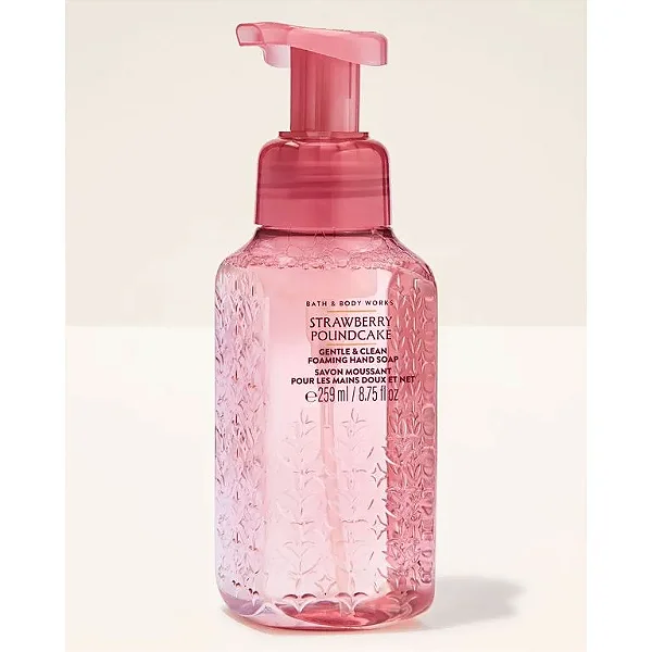 SABONETE ESPUMA PARA AS MÃOS - STRAWBERRY POUNDCAKE - BATH & BODY WORKS 259ML
