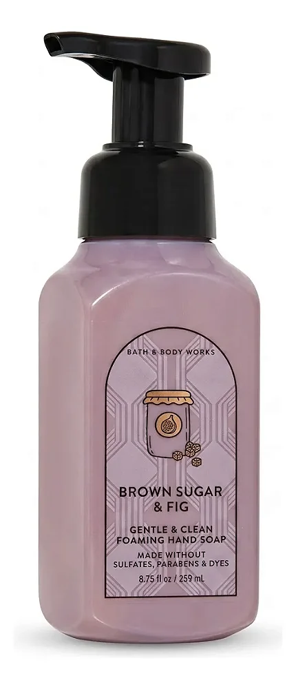 SABONETE ESPUMA PARA AS MÃOS - BROWN SUGAR & FIG - BATH & BODY WORKS 259ML